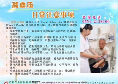 守护健康防线，认识高血压的预防与管理——高血压健康知识展板与咨询服务指南